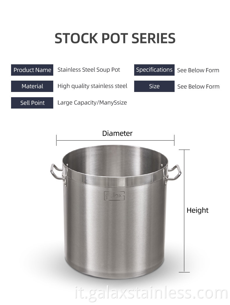 Stainless Steel Stock Pot